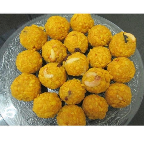 Fresh Boondi Laddu With Delicious Sweet Taste And 10 Days Shelf Life Grade: B