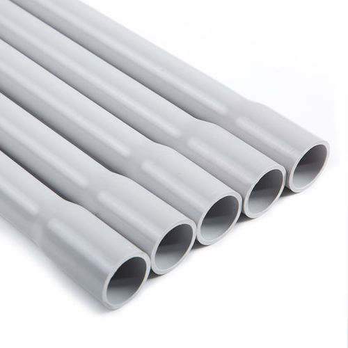 Grey Heat Resistant And Low Density 20Mm Plastic Pvc Cable Wiring Electrical Pipe