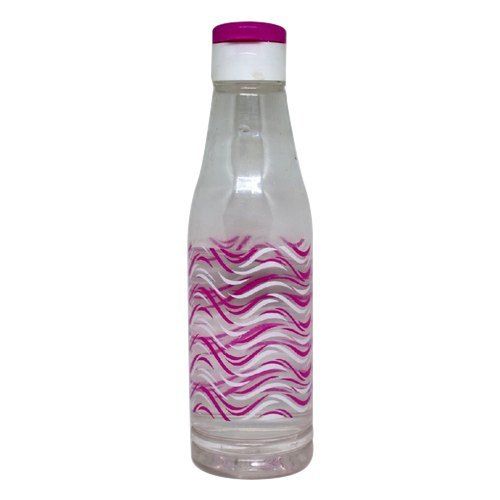 Light Weight Pink Color Plastic Printed Pet Water Bottle For Drinking Purpose