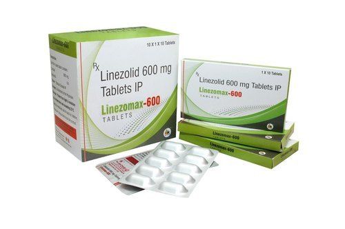 Linezolid 600 Mg Antibiotic Tablets, 10X1X10 Alu Alu Blister Pack Storage: Cool & Dry Place