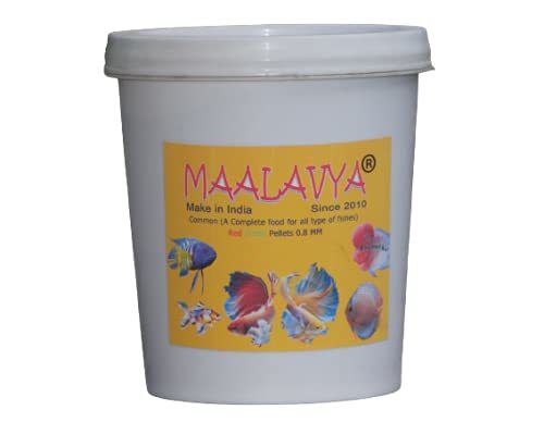 Multiple Maalavya Common (0.8 Mm) Fish Feed - 1 Kg (A Complete Food For All Type Of Fishes)