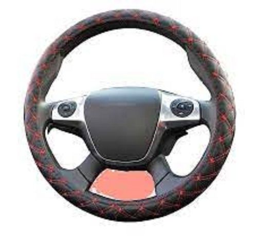 Steel Microfiber Faux Leather Brown Color Car Steering Wheel With High Grade Material