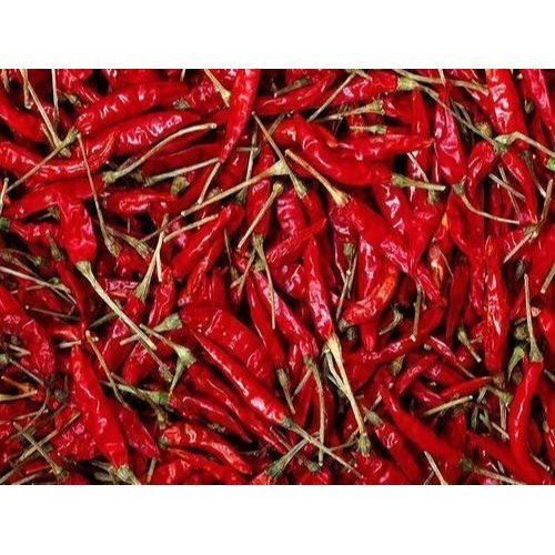 Organic Dried Red Chilli With Stem and 6 Months Shelf Life And Original Aroma