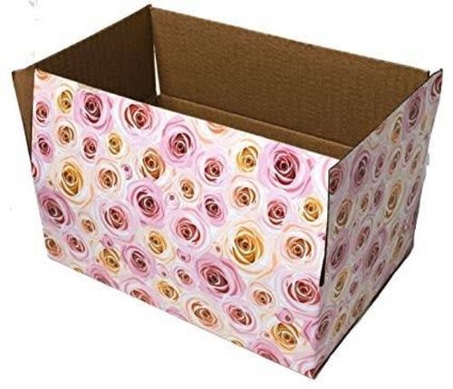 Printed Corrugated Boxes Use For Packaging, Multicolor And Rectangular Shape