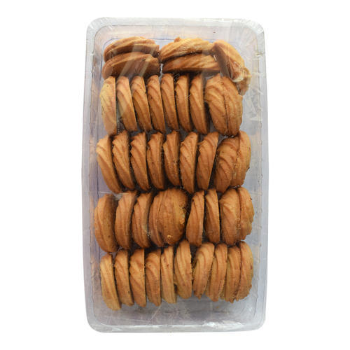 Salted Ajwain Biscuits Spicy, Savory Snack High Protein And Gluten Free With Round Shaped