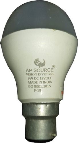 Shock Proof Less Power Consumption Aluminium Round 9 Watt LED Bulb