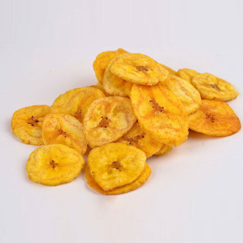 Spicy And Delicious Crispy Yellow Masala Banana Chips For Snacks, Tea Time