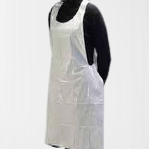 White Sterile Disposable Polythene Apron Plastic Sefty Apron