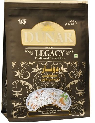White Dunar Legacy Traditional Basmati Rice, Packaging Size 1 Kg, 5 Kg