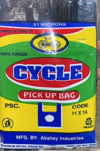 11*11 Size Cycle Pickup Plastic Bags Psc 100 Tough Durable Environmentally Friendly Stronger