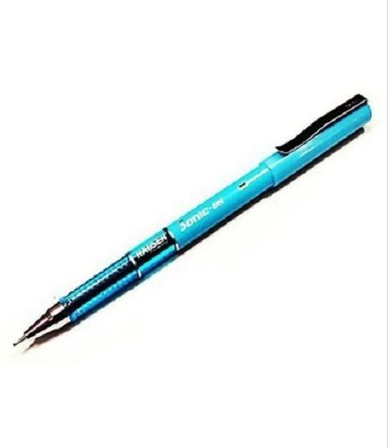 Smudge Free Plastic Blue Ink Ball Point Pen