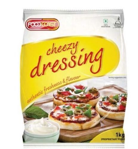 Food Coast Cream Cheezy Dressing, 1 Kg Pack With Authentic Flavor And Freshness