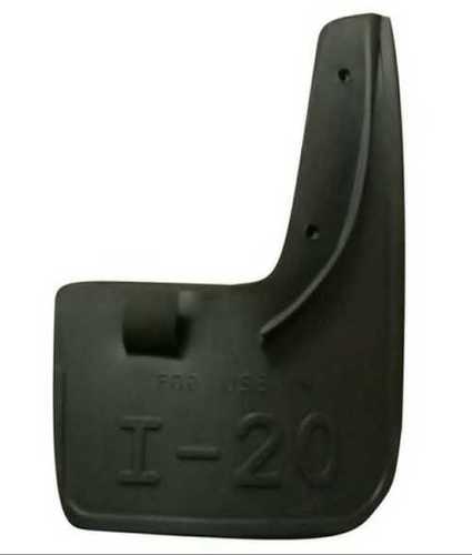 I-20 Plastic Mud Flaps, Matte Finish And Black Color, Size 11 X 6 Inch Vehicle Type: I 20