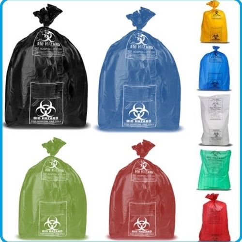 Available In Different Of Colors Leakage Proof High Tensile Strength Non-Tearable Disposable Garbage Bags