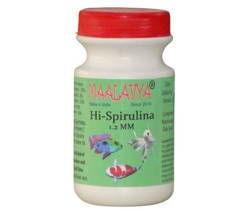 Maalavya Fish Feed, Food Hi-spirulina Pellets Size 1.2 Mm