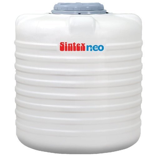 Plastic Water Tank - 400L Cylindrical, Leak Resistant with 3mm Thickness, Quality Tested for Durability