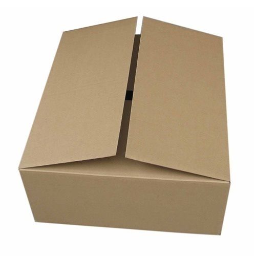 Rectangular Shape Short Size Plain Packing Carton Box, Perfect for Storage and Transport