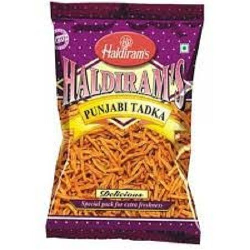 Spicy And Salty Indian Snacks Haldirams Punjabi Tadka Namkeen, Pack Of 100 Gram Pouch