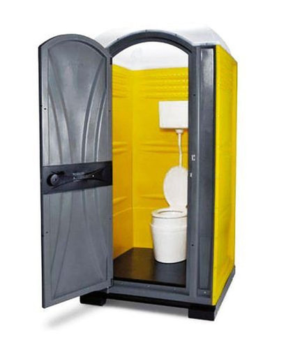 Mobile Toilet - Prefab Rectangular Design , Reliable Service Life, Weather Resistance, Ruggedly Constructed, Eco-Friendly Materials