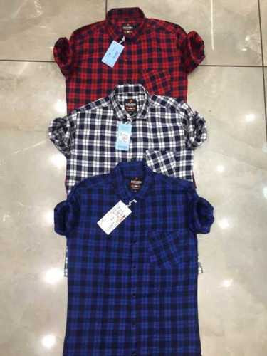 Yarn Dyed Checks Shirt With Full Sleeve, Available In Various Color Age Group: Adult