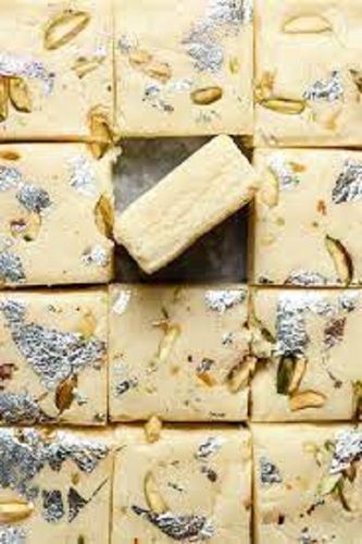 Yellow Authentic And Fresh Sweet Flavor Milk Barfi, Mouthwatering 1 Kilogram Pack