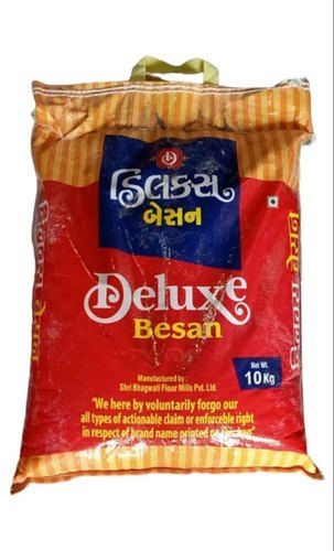 Yellow Pure And Raw Organic Deluxe Natural and Pure Besan For Cooking, 10 Kg Pack