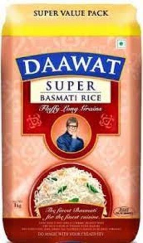 100 Percent Fresh Quality Daawat Super Basmati Rice, Fluffy Long Grain Pure And Organic Admixture (%): 5 %