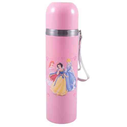 400 Ml Kids Printed Water Bottles With Belt And Pipe