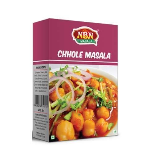 Chole Masala And Spice Packing Size 250gm Pure And Natural With Grade A Material