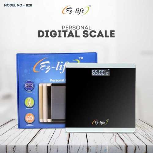 Black Digital Personal Weighing Scale For Home And Office Use, With Led Display