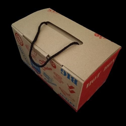 Easy To Use And Light Weight Cardboard Rectangular Corrugated Paper Food Boxes