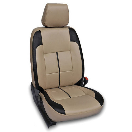 Grey Colour Car Seat Cover With Leather Materials And Waterproof, Easy to Clean