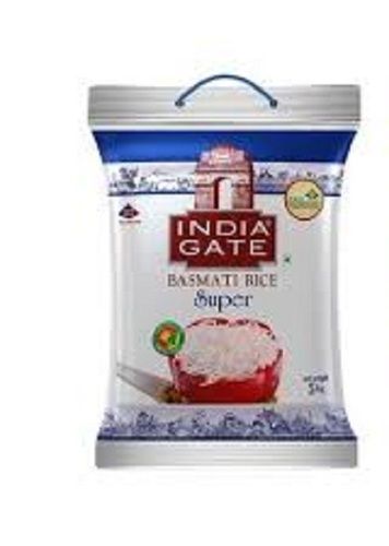  इंडिया गेट लॉन्ग-ग्रेन बासमती चावल, 100% प्राकृतिक स्वादिष्ट और जैविक, 5 किलोग्राम