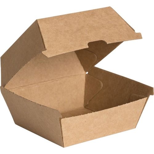 Light Weight Eco Friendly Easy To Use Brown Kraft Paper Food Packaging Box