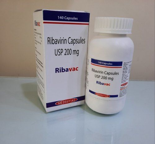 Ribavirin Capsules Usp 200 Mg (Pack Size 140 Capsules In Bottles) Medicine Raw Materials