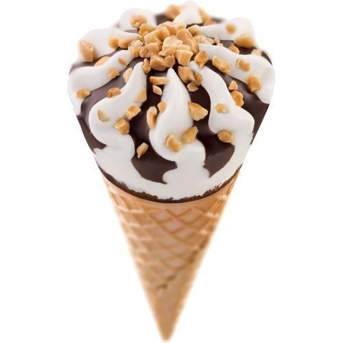 White Colour Ice Cream Cone With 5 Days Shelf Life And Delicious Vennila Flavor Commercial Furniture