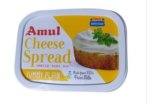Yummy Plain Amul Cheese Spread With 2 Days Shelf Life and Rich in Vitamin A, C