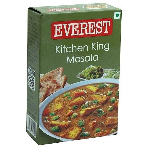 Green 100 Percent Pure And Healthy Spicy Everest Kitchen King Masala With Solid Zesty Flavor