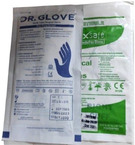 100% Rubber Latex Mid Forearm Sterile Surgical Full Finger Gloves