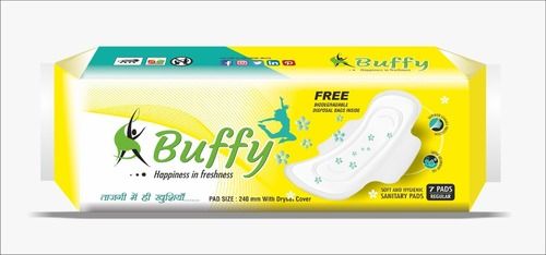 Buffy Straight Regular Antibacterial Sanitary Pads, Packet Content: 20 Pads  Age Group: Adults at Best Price in Jambusar