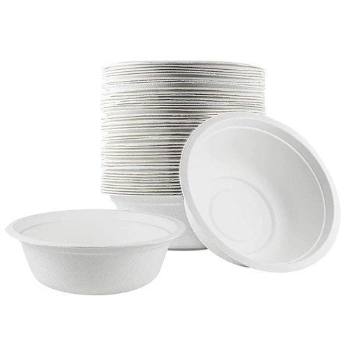 7 Inches Round Shape Disposable Paper Bowl For Serving Food