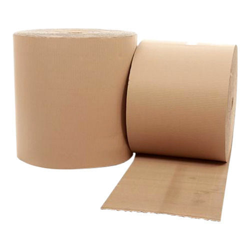 8-10Mm Thickness Narrow Corrugate Brown Color Paper Roll Pulp Material: Bamboo Pulp