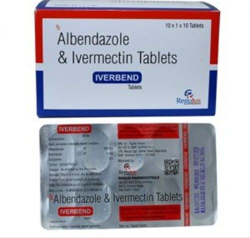 Albendazole And Ivermectin Tablets (Pack Size 10x 10 X 1 Tablets)