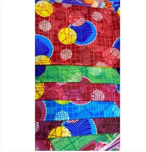 Anti Static And Shrink Resistant Multicolor Polyester Printed Fabric For Making Garments Density: 1.23-1.38 Gram Per Cubic Meter (G/M3)