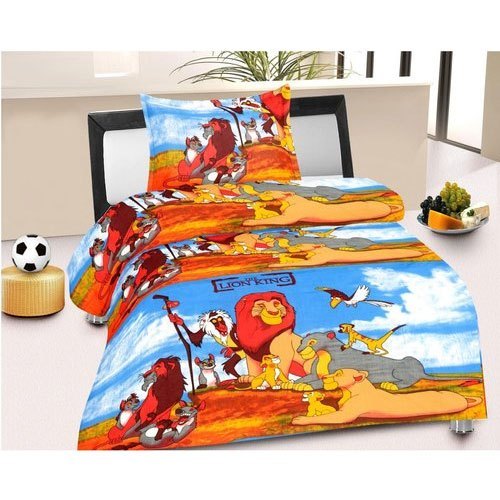 Multi Colour Cartoon Printed Double Bedsheets For Kids With 100% Fabrics  And Washable at Best Price in Erode | Vennila Textiles