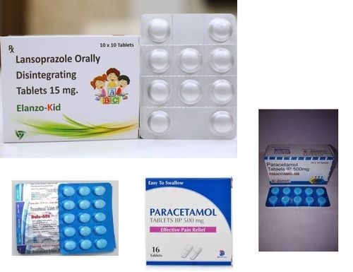 Paracetamol Tablets And Lansoprazole Tablets Pain Killer Tablets Efficiency: 85.5