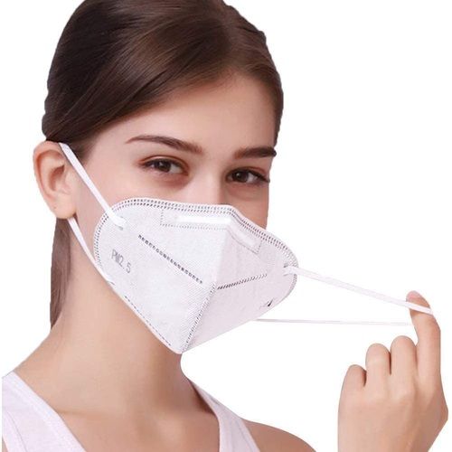 Premium Quality With Nose Grip And Comfortable Ear Loops White Face Mask 