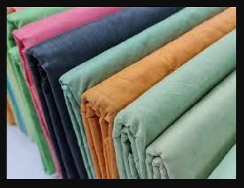 Seamless Finish And Anti Static 100% Pure Cotton Plain Fabric For Garments Uses  Density: 1.54 - 1.56 Gram Per Cubic Meter (G/M3)