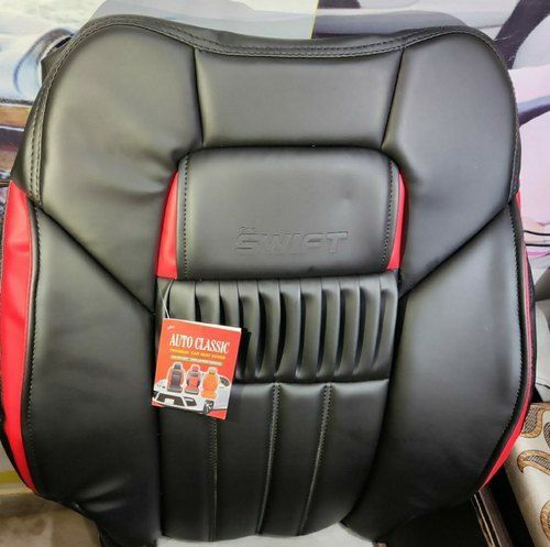 Tear Resistance Light Weight Customized Red And Black Leather Car Seat Covers