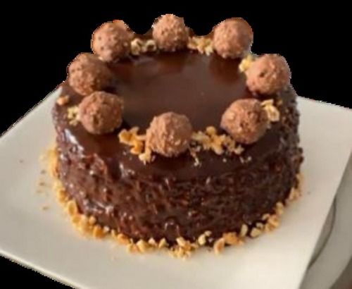 100% Fresh And Eggless Chocolate Cake With Ferrero Rocher Topping For Birthday, Anniversary